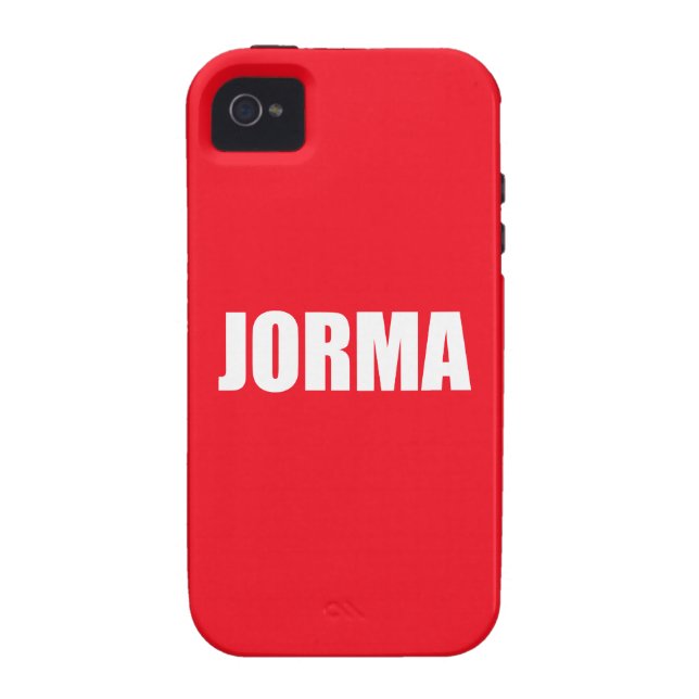 Jorma Case-Mate iPhone Case (Back)