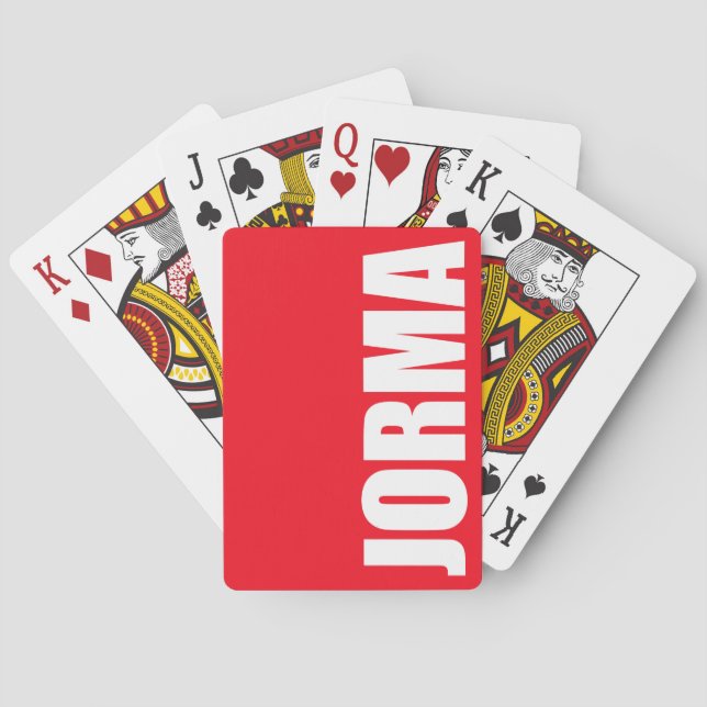 Jorma Playing Cards (Back)