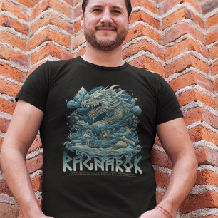 Jörmungandr Ragnarok Julius Evola Traditionalist T-Shirt