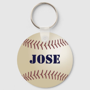 Jose Baseball Keychain
