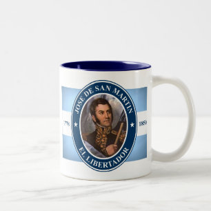 Jose de San Martin Two-Tone Coffee Mug