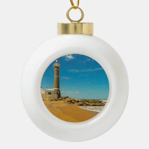 Jose Ignacio Beach, Maldonado, Uruguay Ceramic Ball Christmas Ornament