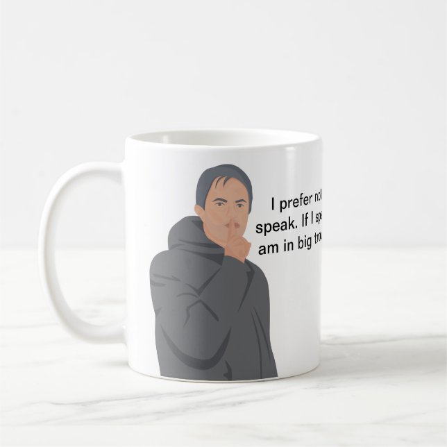 Jose Mourinho- I prefer not to speak Coffee Mug (Left)