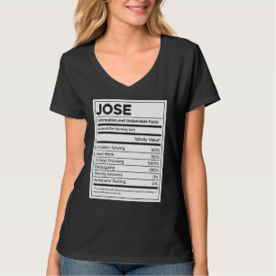 Jose Nutrition Information Problem Solving Hard Wo T-Shirt