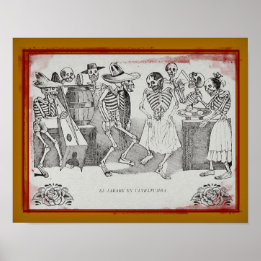 José  Posada-El jarabe en ultratumba 14"x11" Print