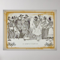 José Posada-El jarabe en ultratumba 24"x18" Print
