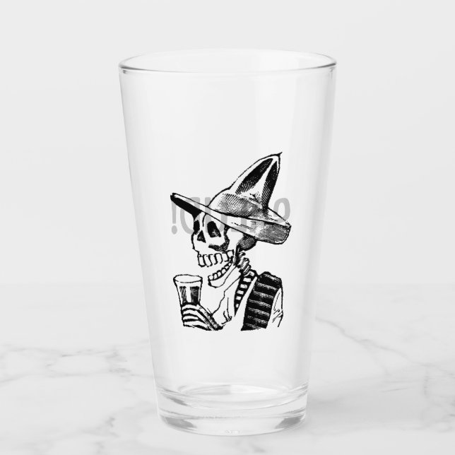 Jose Posada - Feast of the Dead Glass (Front)