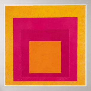 josef albers -   homage to the square la tehuana  poster