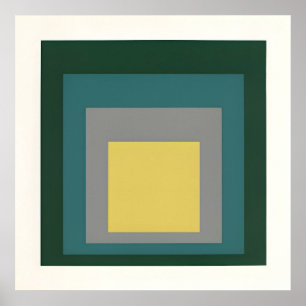 Josef Albers painting Poster