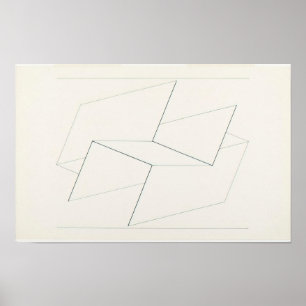josef albers -   structural constellation vi    poster