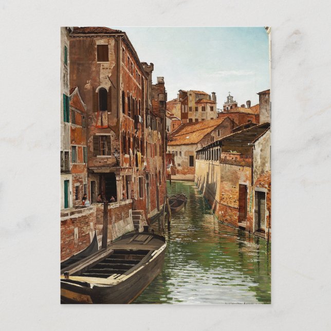 Josef Theodor Hansen Ponte Della Tana Venice Postcard (Front)
