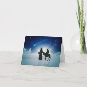 Joseph And Mary's Journey Holiday Card