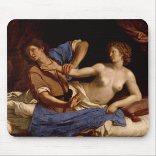 Joseph and the Wife of Potiphar, c.1649 Mouse Mat