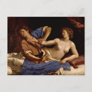 Joseph and the Wife of Potiphar, c.1649 Postcard