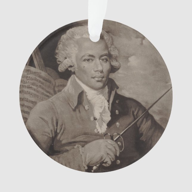 Joseph Bologne Chevalier de Saint-Georges Ornament (Front)