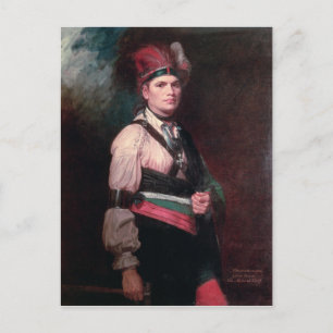 Joseph Brant, Chief of the Mohawks, 1742-1807 Postcard