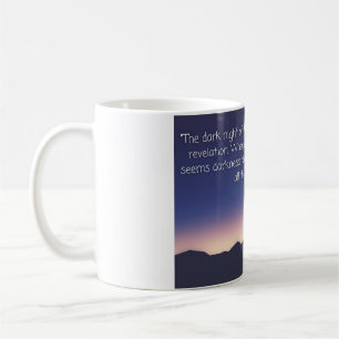 Joseph Campbell quote dark night of the soul Coffee Mug