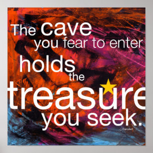 Joseph Campbell Quote Poster