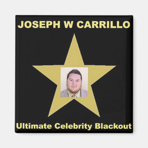 Joseph Carrillo - Ultimate Celebrity Blackout Magnet