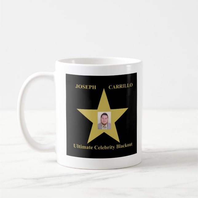 Joseph Carrillo Ultimate Celebrity Blackout Mug (Left)