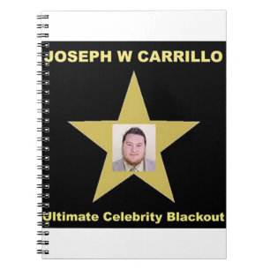 Joseph Carrillo - Ultimate Celebrity Blackout Notebook