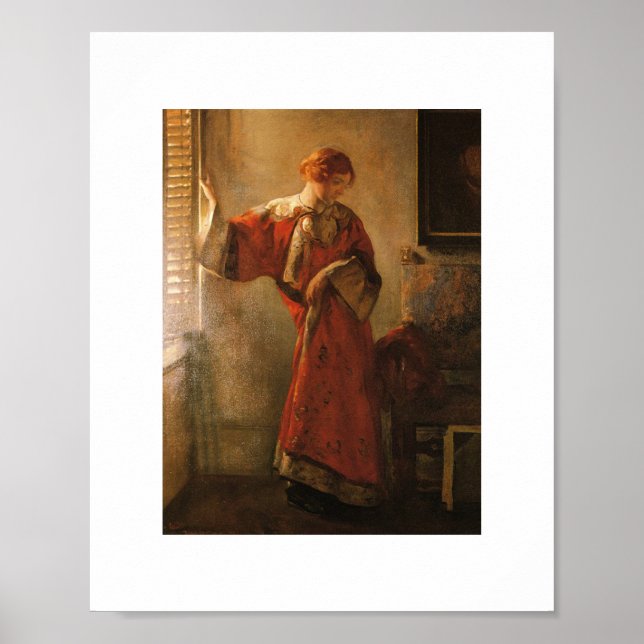 Joseph DeCamp, The The Window Blind, Fine Art Poster (Front)