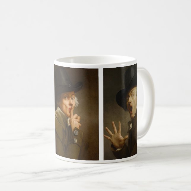 Joseph Ducreux Collage Coffee Mug (Front Right)