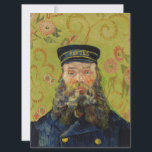 Joseph-Étienne Roulin (by Vincent van Gogh) Card<br><div class="desc">This design features an image of a painting by Vincent van Gogh that shows Joseph Étienne-Roulin, who was a postman at the Arles train station in the South of France, whom the artist met when he rented a room above the nearby Café de la Gare. Both men shared similar political...</div>