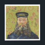 Joseph-Étienne Roulin (by Vincent van Gogh) Napkin<br><div class="desc">This design features an image of a painting by Vincent van Gogh that shows Joseph Étienne-Roulin, who was a postman at the Arles train station in the South of France, whom the artist met when he rented a room above the nearby Café de la Gare. Both men shared similar political...</div>