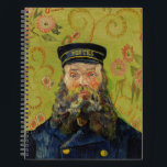 Joseph-Étienne Roulin (by Vincent van Gogh) Notebook<br><div class="desc">This design features an image of a painting by Vincent van Gogh that shows Joseph Étienne-Roulin, who was a postman at the Arles train station in the South of France, whom the artist met when he rented a room above the nearby Café de la Gare. Both men shared similar political...</div>