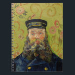 Joseph-Étienne Roulin (by Vincent van Gogh) Notebook<br><div class="desc">This design features an image of a painting by Vincent van Gogh that shows Joseph Étienne-Roulin, who was a postman at the Arles train station in the South of France, whom the artist met when he rented a room above the nearby Café de la Gare. Both men shared similar political...</div>