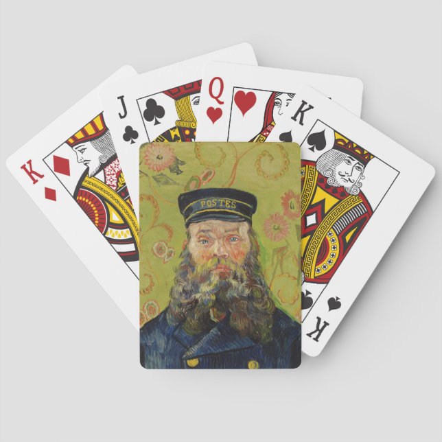 Joseph-Étienne Roulin (by Vincent van Gogh) Playing Cards (Back)