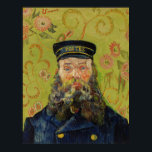 Joseph-Étienne Roulin (by Vincent van Gogh) Poster<br><div class="desc">This design features an image of a painting by Vincent van Gogh that shows Joseph Étienne-Roulin, who was a postman at the Arles train station in the South of France, whom the artist met when he rented a room above the nearby Café de la Gare. Both men shared similar political...</div>