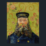 Joseph-Étienne Roulin (by Vincent van Gogh) Poster<br><div class="desc">This design features an image of a painting by Vincent van Gogh that shows Joseph Étienne-Roulin, who was a postman at the Arles train station in the South of France, whom the artist met when he rented a room above the nearby Café de la Gare. Both men shared similar political...</div>