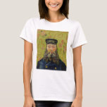 Joseph-Étienne Roulin (by Vincent van Gogh) T-Shirt<br><div class="desc">This design features an image of a painting by Vincent van Gogh that shows Joseph Étienne-Roulin, who was a postman at the Arles train station in the South of France, whom the artist met when he rented a room above the nearby Café de la Gare. Both men shared similar political...</div>