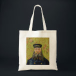 Joseph-Étienne Roulin (by Vincent van Gogh) Tote Bag<br><div class="desc">This design features an image of a painting by Vincent van Gogh that shows Joseph Étienne-Roulin, who was a postman at the Arles train station in the South of France, whom the artist met when he rented a room above the nearby Café de la Gare. Both men shared similar political...</div>