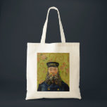 Joseph-Étienne Roulin (by Vincent van Gogh) Tote Bag<br><div class="desc">This design features an image of a painting by Vincent van Gogh that shows Joseph Étienne-Roulin, who was a postman at the Arles train station in the South of France, whom the artist met when he rented a room above the nearby Café de la Gare. Both men shared similar political...</div>