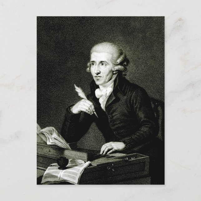 Joseph Haydn  c.1770 Postcard (Front)