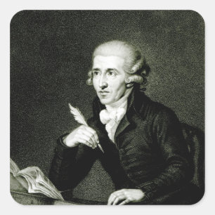 Joseph Haydn  c.1770 Square Sticker