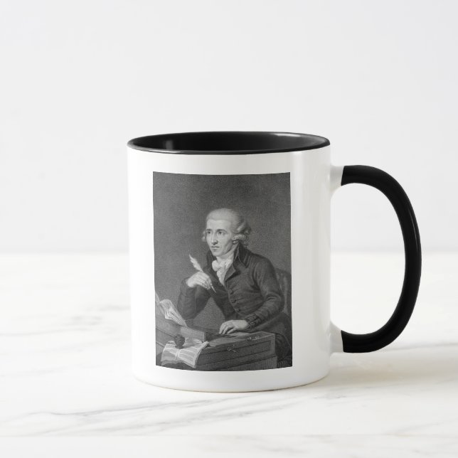 Joseph Haydn  engraved by Schiavonnetti, 1792 Mug (Right)