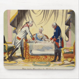 Joseph II, Catherine the Great and Frederick II Mouse Mat