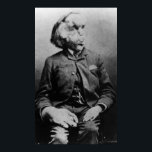 Joseph "John" Merrick The Elephant Man from 1889 Poster<br><div class="desc">Joseph Carey Merrick (5 August 1862 – 11 April 1890), sometimes incorrectly referred to as John Merrick, was an English man with severe deformities who was exhibited as a human curiosity named the Elephant Man. He became well known in London society after he went to live at the London Hospital....</div>