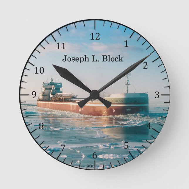 Joseph L. Block clock (Front)