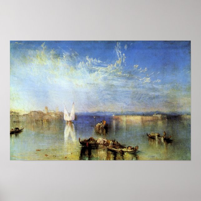 Joseph Mallord Turner - Campo Santo, Venice Poster (Front)