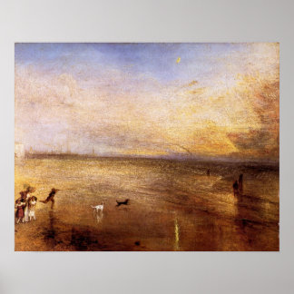Joseph Mallord Turner - New moon Poster