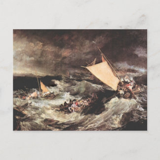 Joseph Mallord Turner - Shipwreck Postcard