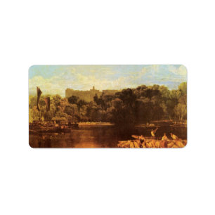 Joseph Mallord Turner - Windsor castle from the Th Label