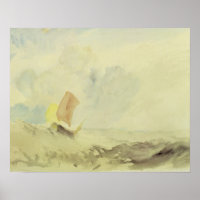 Joseph Mallord William Turner | A Sea Piece - A Ro