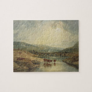 Joseph Mallord William Turner   Bridge over the Us Jigsaw Puzzle