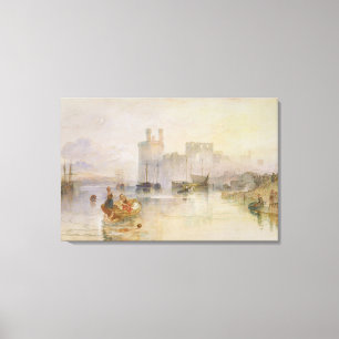 Joseph Mallord William Turner   Caernarvon Castle Canvas Print